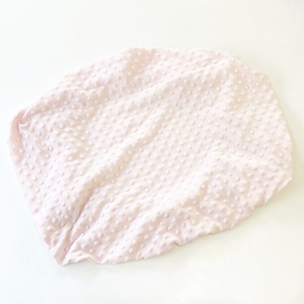 The Peanut Shell light pink changing pad cover